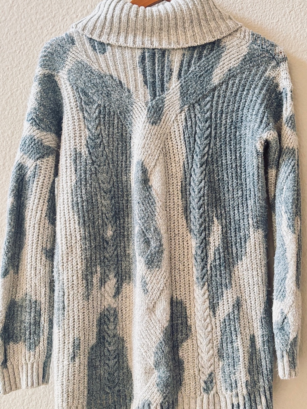 Anthropologie Pilcro Spotted Turtleneck Sweater Tunic Size S - Picture 3 of 7